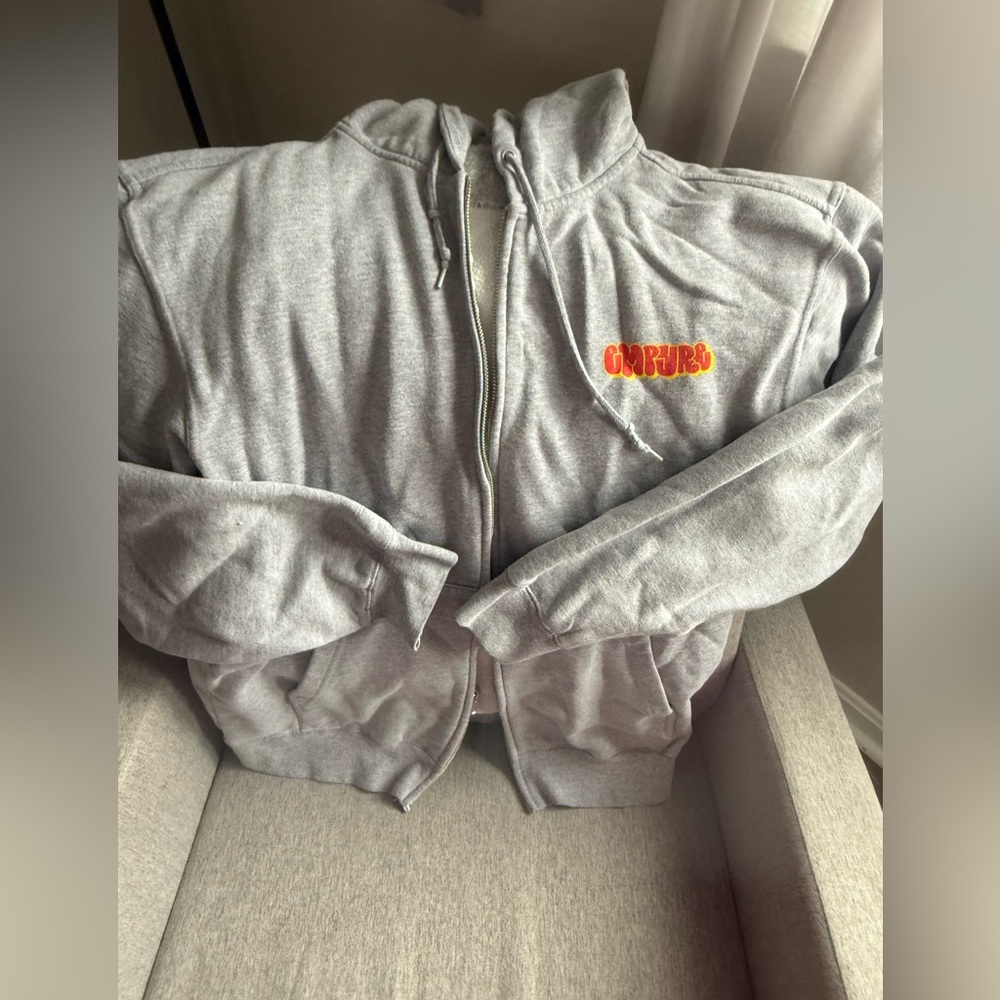 Empyre Gray Zip-Up Hoodie